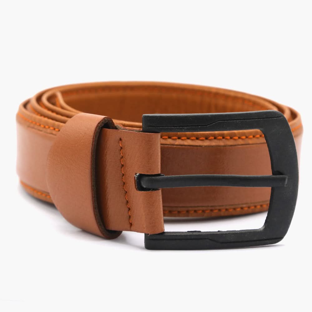 Men's Formal Belt - Mustard, Men's Belt, Chase Value, Chase Value
