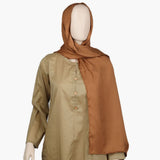 Women's Crincle Silk Scarf - Brown, Women Shawls & Scarves, Chase Value, Chase Value