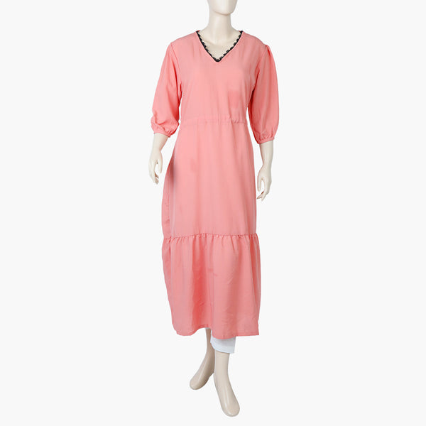 Women's Western Long Maxi - Pink, Women T-Shirts & Tops, Chase Value, Chase Value