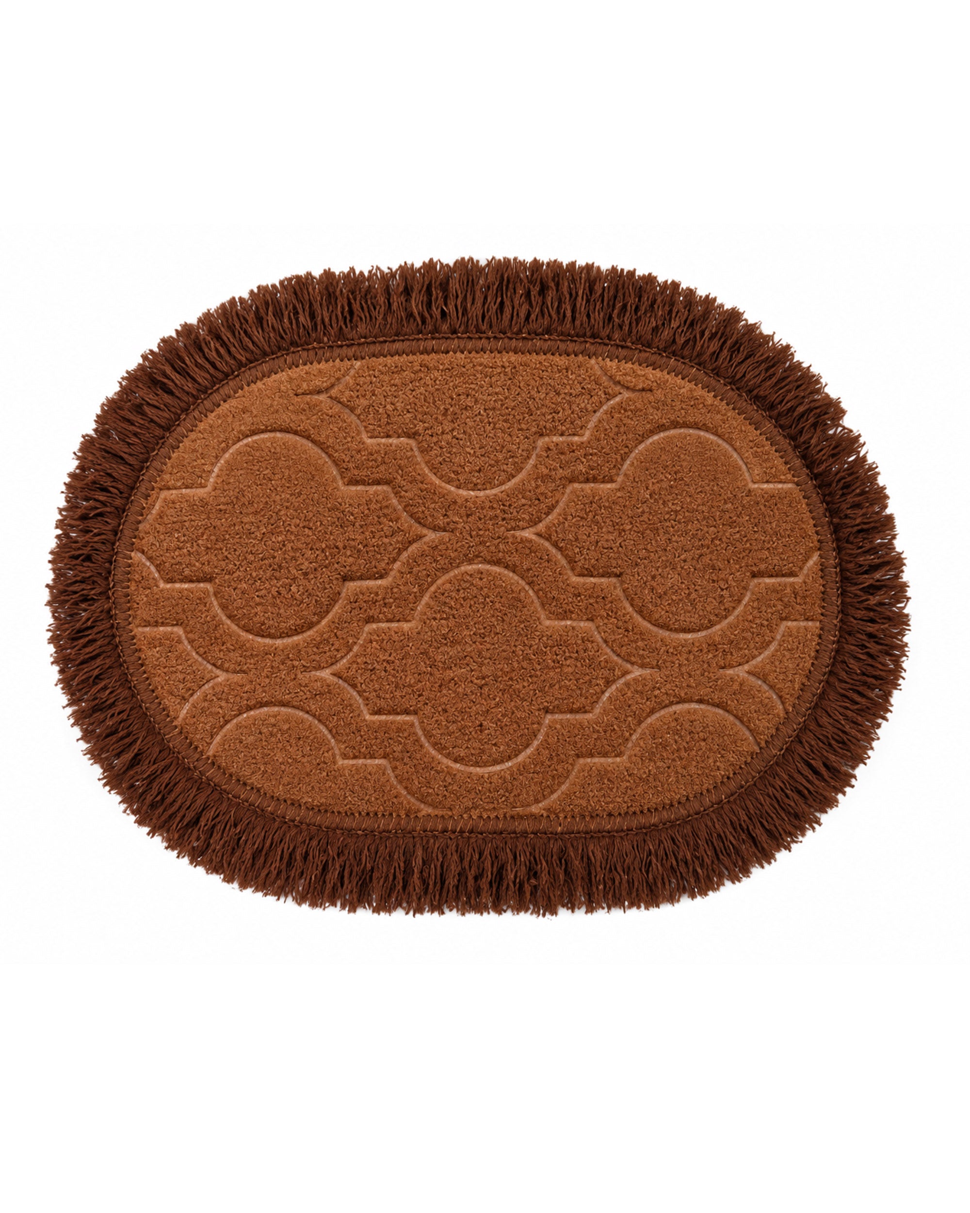 Embossed Oval Mat - 38 × 58