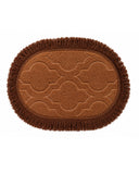 Embossed Oval Mat - 38 × 58