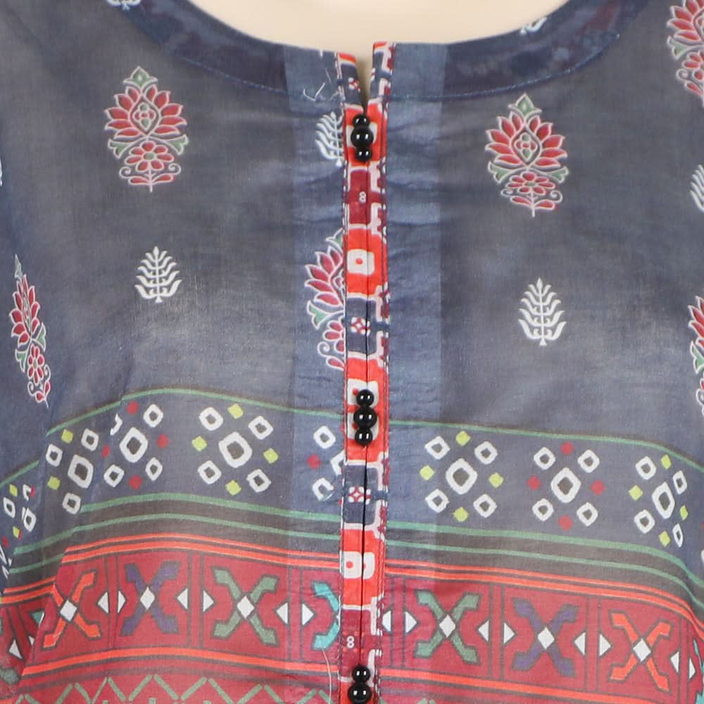 Women's Lawn Stitched Kurti - Multi Color, Women Ready Kurtis, Chase Value, Chase Value