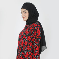 Women's Printed Co-Ord Set - Red