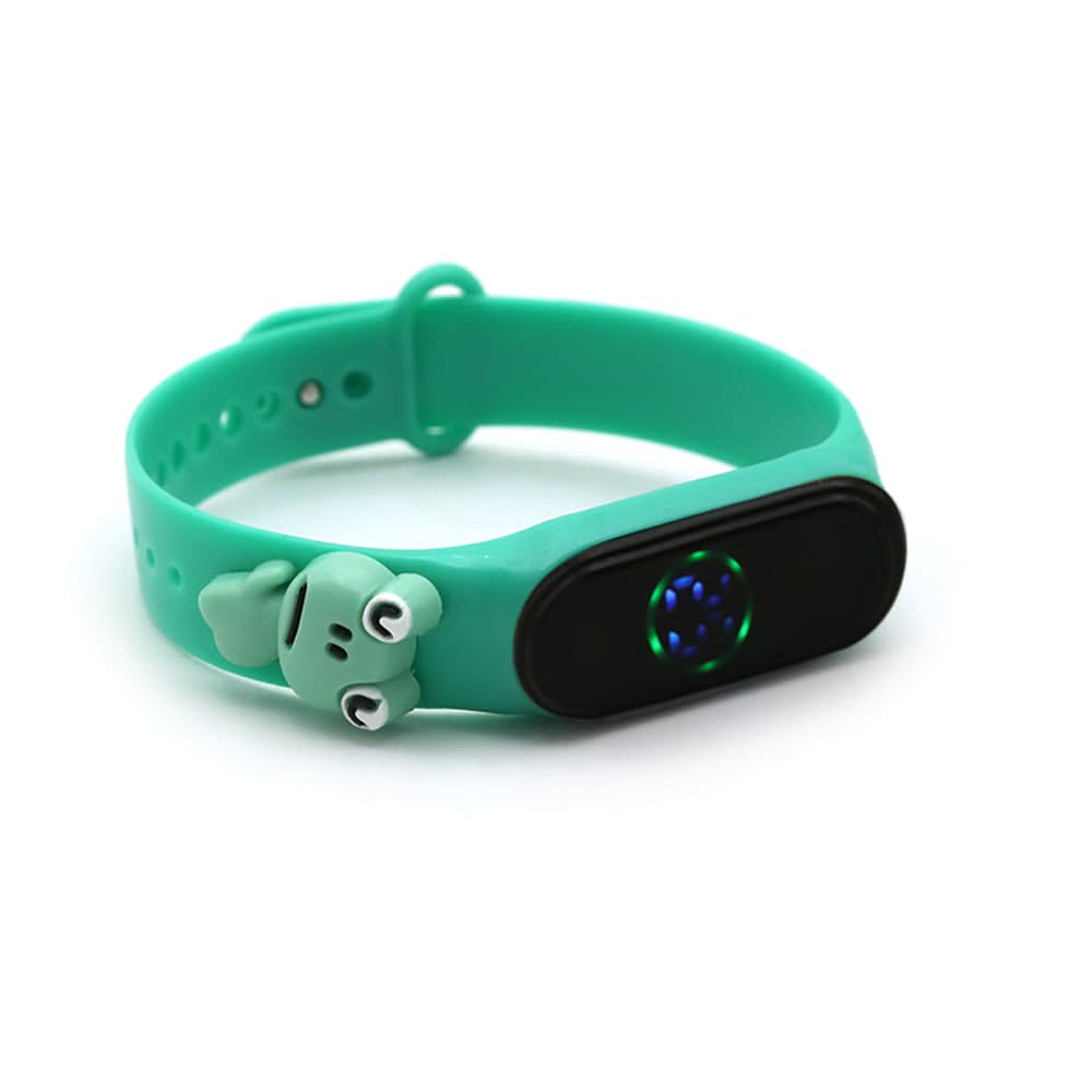 LED Band Sticker Watch - Green, Girls Watches, Chase Value, Chase Value