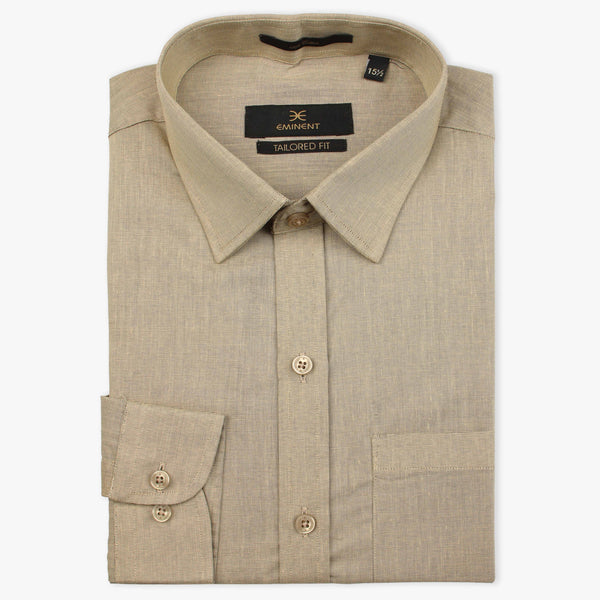 Eminent Men's Chambray Shirt - Beige, Men's Shirts, Eminent, Chase Value