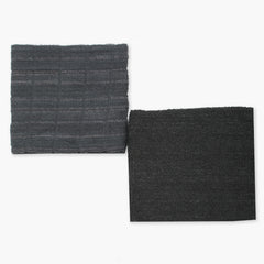 Terry Tea Towels Pack Of 2 - Dark Grey, Kitchen Accessories, Chase Value, Chase Value
