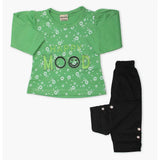Newborn Girls Full Sleeves Suit - Green, Newborn Girls Winterwear, Chase Value, Chase Value