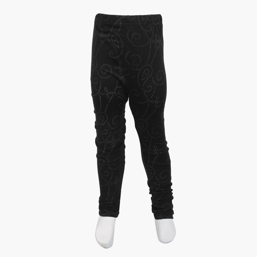 Girls Tights - Black, Girls Tights Leggings & Pajama, Chase Value, Chase Value