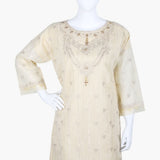 Women's Fancy 3Pcs Suit - Skin, Women Shalwar Suits, Chase Value, Chase Value
