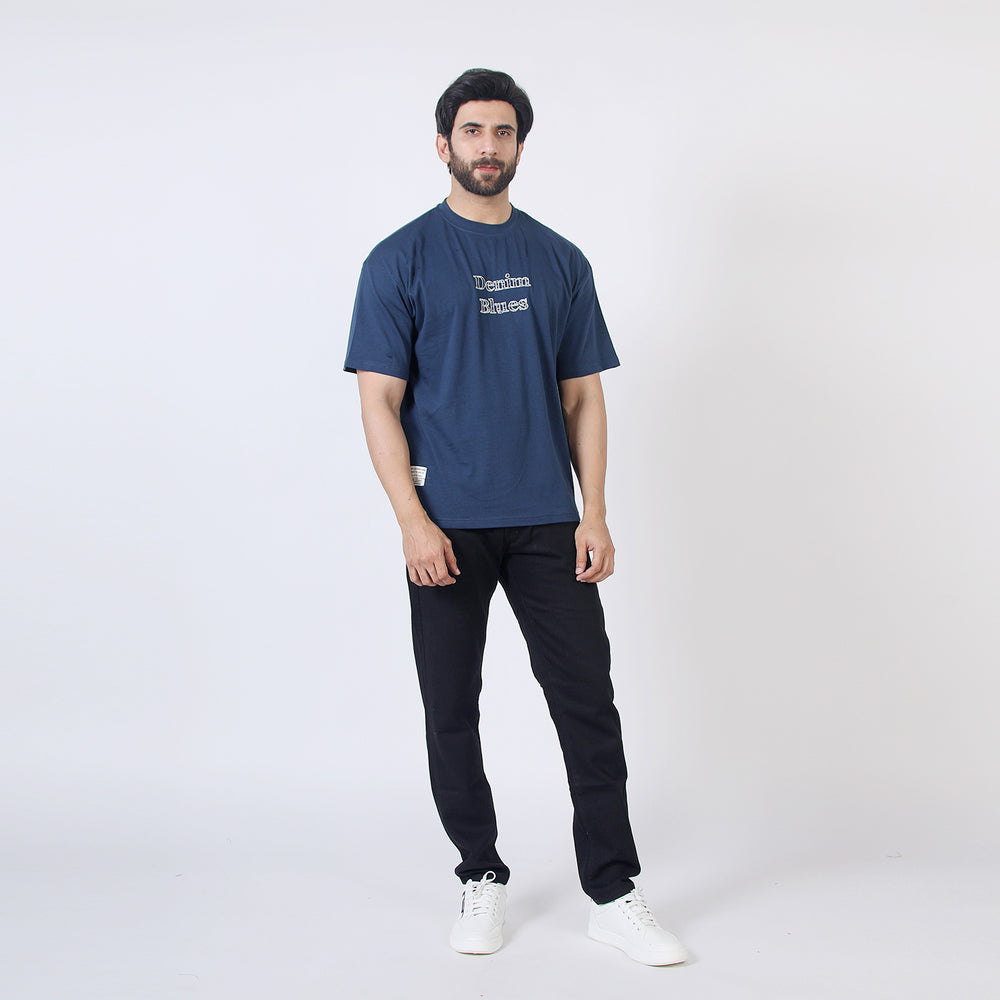 Eminent Men's Half Sleeves Printed T-Shirt - Navy Blue, Men's T-Shirts & Polos, Eminent, Chase Value