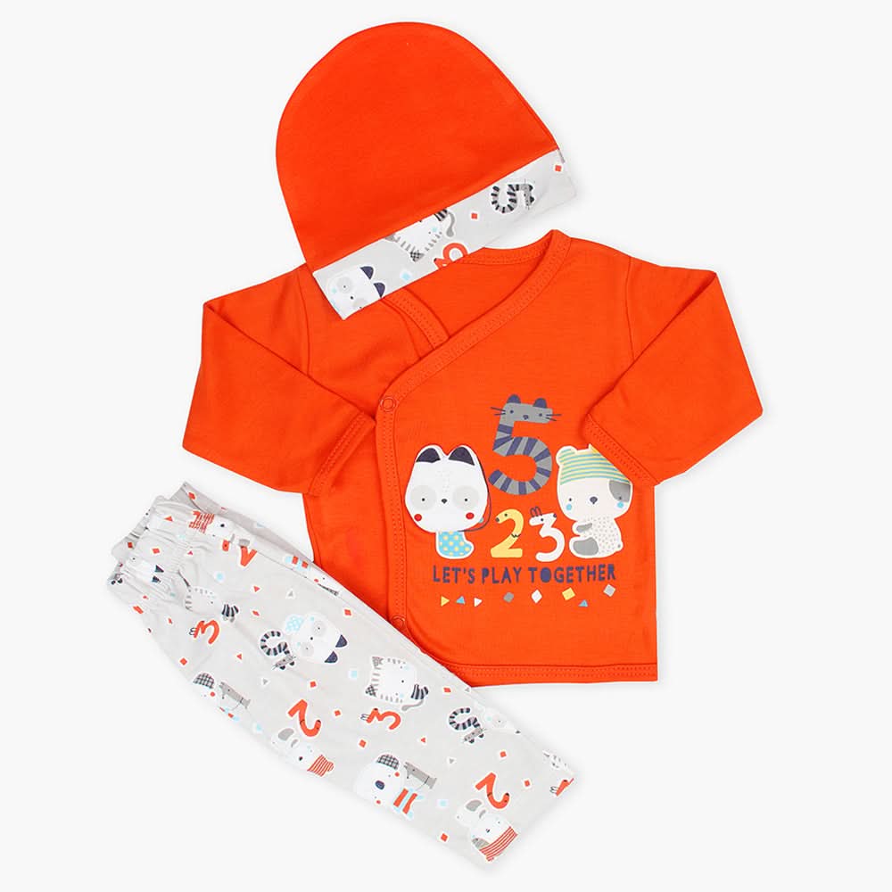 Newborn Boys Suits - Orange, Newborn Boys Sets & Suits, Chase Value, Chase Value