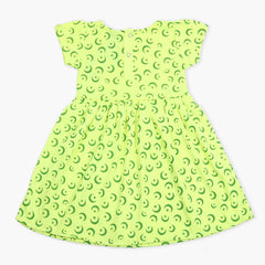 Girls Azadi Frock - Neon Green, Girls Frocks, Chase Value, Chase Value