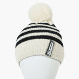 Women's Woolen Striper Cap - Cream, Women Hats & Caps, Chase Value, Chase Value