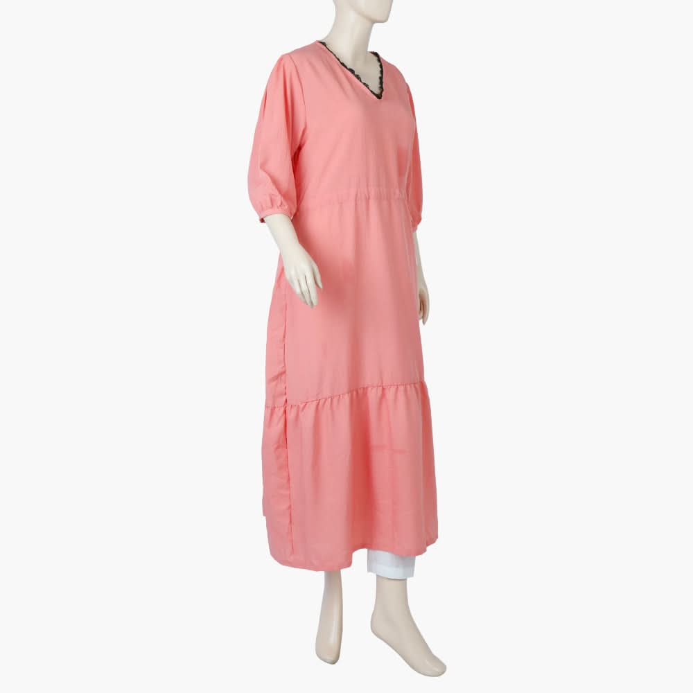 Women's Western Long Maxi - Pink, Women T-Shirts & Tops, Chase Value, Chase Value
