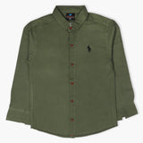 Boys Full Sleeves Shirt - Green, Boys Shirts, Chase Value, Chase Value