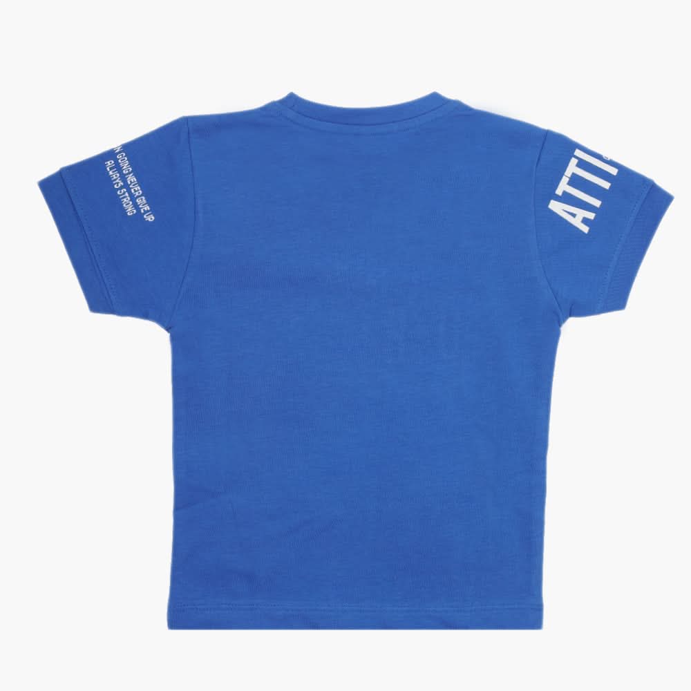 Boys Half Sleeves T-Shirt - Royal Blue, Boys T-Shirts, Chase Value, Chase Value