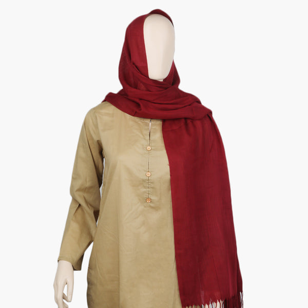 Women's Turkish Scarf - Maroon, Women Shawls & Scarves, Chase Value, Chase Value