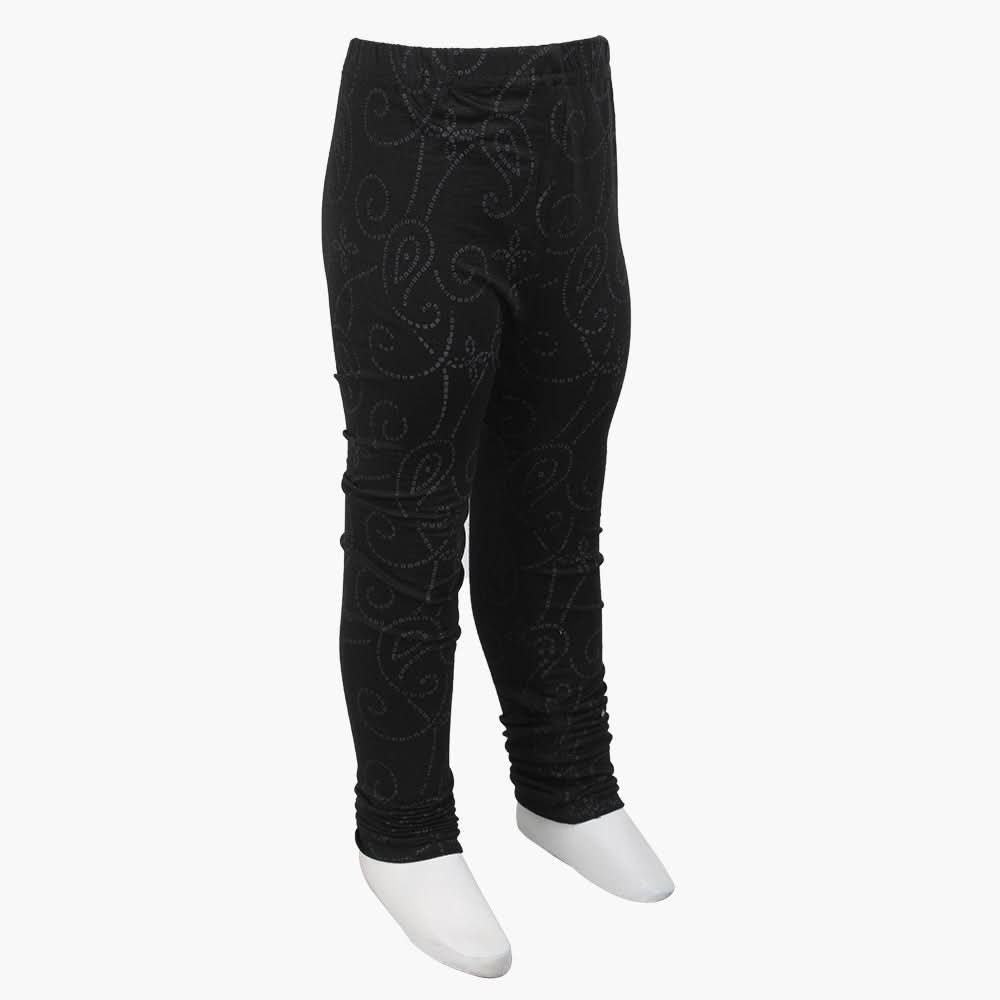 Girls Tights - Black, Girls Tights Leggings & Pajama, Chase Value, Chase Value