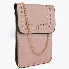 Women's Mobile Pouch - Light Pink, Women Clutches, Chase Value, Chase Value