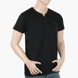 Men's Half Sleeves T-Shirt - Black, Men's T-Shirts & Polos, Chase Value, Chase Value