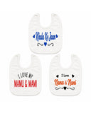 Valuables Newborn Baby Bibs - Large