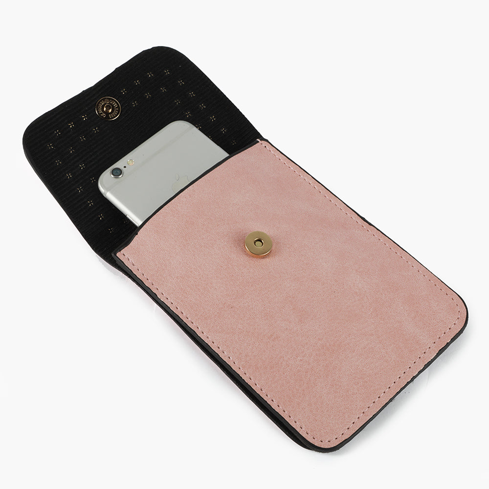 Women's Mobile Pouch - Light Pink, Women Clutches, Chase Value, Chase Value