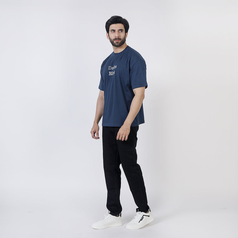 Eminent Men's Half Sleeves Printed T-Shirt - Navy Blue, Men's T-Shirts & Polos, Eminent, Chase Value