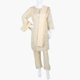Women's Fancy 3Pcs Suit - Skin, Women Shalwar Suits, Chase Value, Chase Value