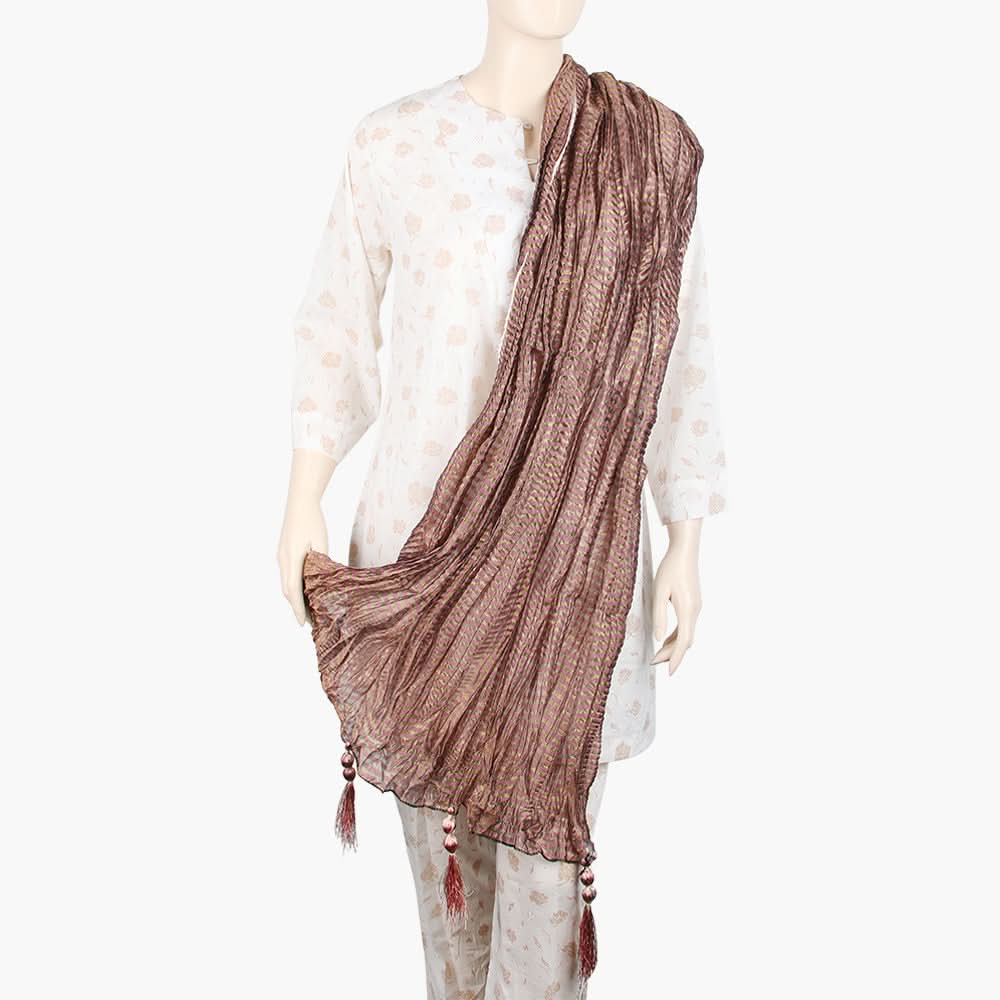 Women's Jamawar Dupatta - Purple, Women Dupatta, Chase Value, Chase Value