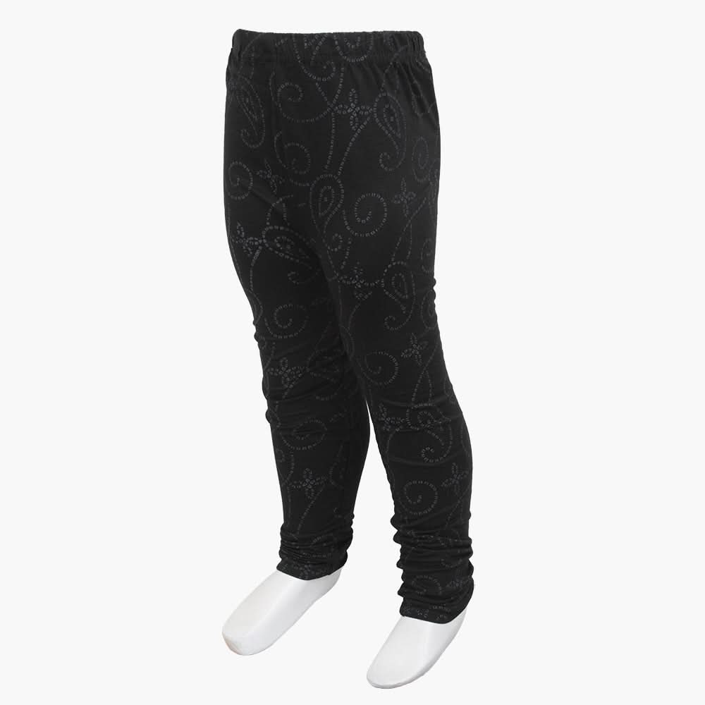Girls Tights - Black, Girls Tights Leggings & Pajama, Chase Value, Chase Value