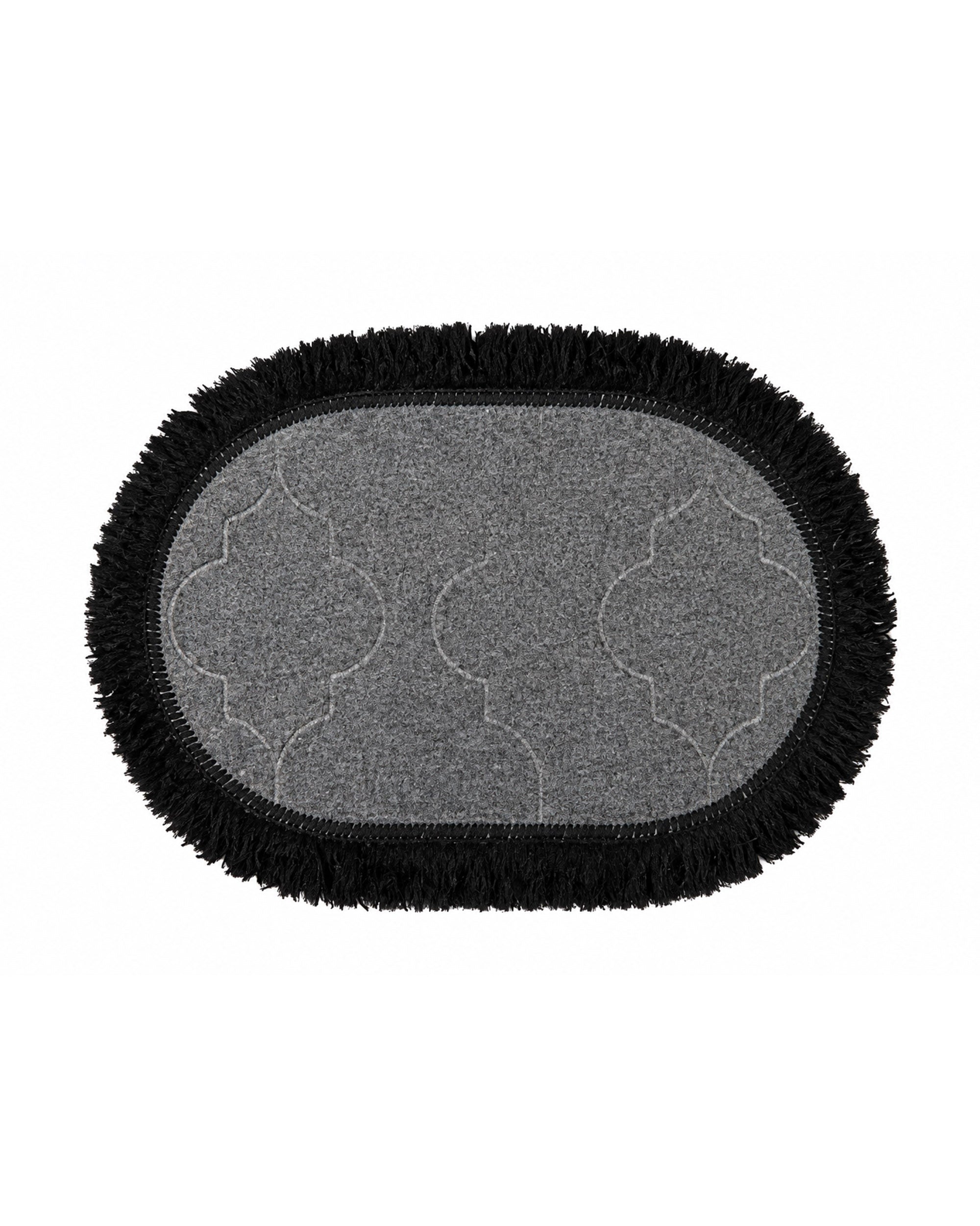 Embossed Oval Mat - 38 × 58