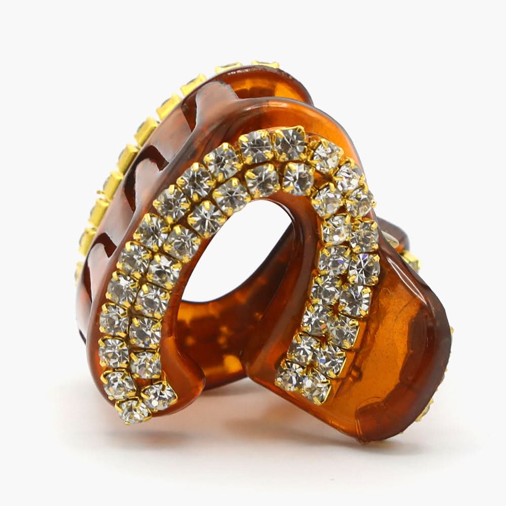 Stone Fancy Catcher - Brown, Women Hair & Head Jewellery, Chase Value, Chase Value