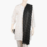 Women's Chiffon Dupatta - Black, Women Dupatta, Chase Value, Chase Value