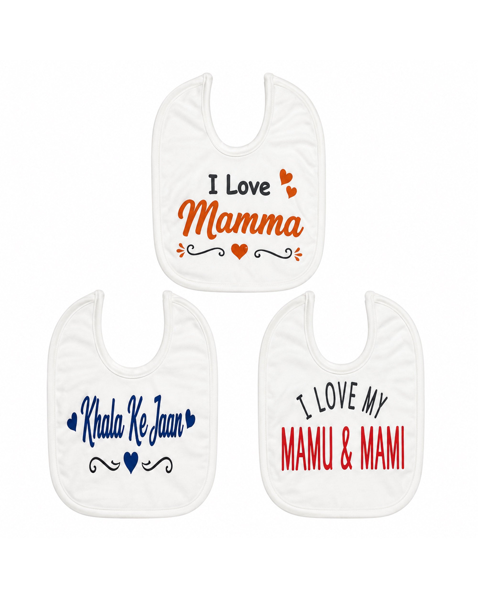 Valuables Newborn Baby Bibs - Large