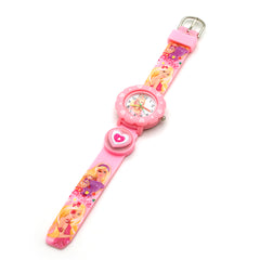 Children watch Disco light Round - Light Pink