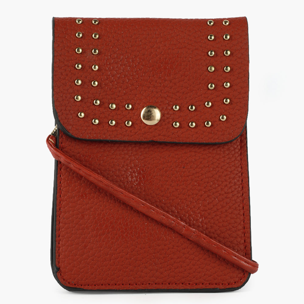 Women's Mobile Pouch - Maroon, Women Clutches, Chase Value, Chase Value