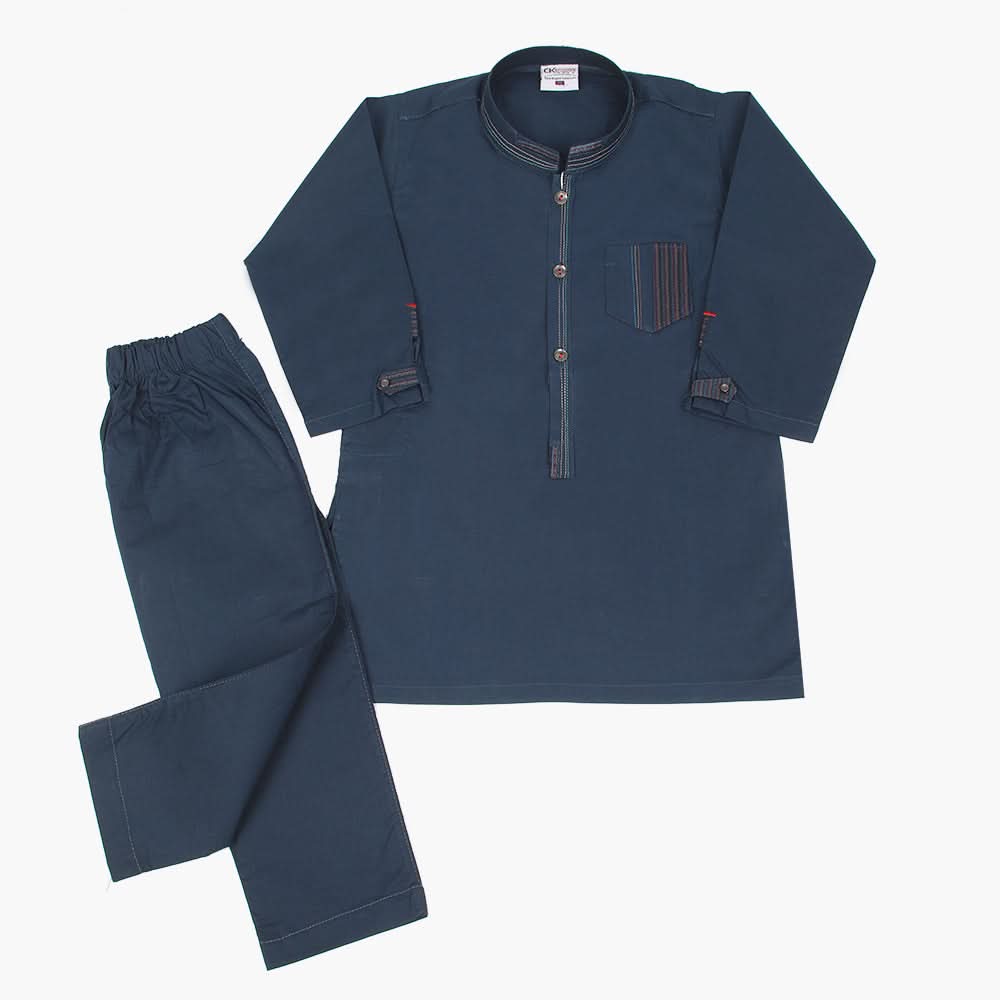 Boys Shalwar Suit - Navy Blue, Boys Shalwar Kameez, Chase Value, Chase Value