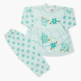 Newborn Girls Full Sleeves Suit - Green, Newborn Girls Winterwear, Chase Value, Chase Value