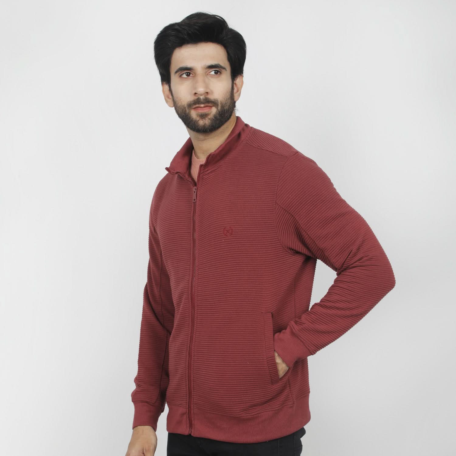 Eminent Men's Full Sleeves Jacket - Maroon, Men's Jackets & Hoodies, Eminent, Chase Value