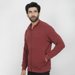 Eminent Men's Full Sleeves Jacket - Maroon