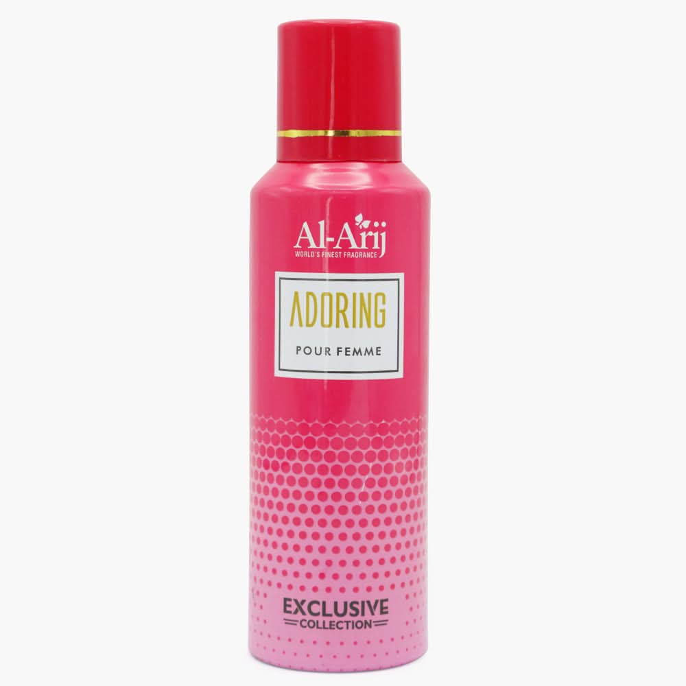 Al-Arij Exclusive Body Spray Adoring, 200ml, Men Perfumes, Al Arij, Chase Value