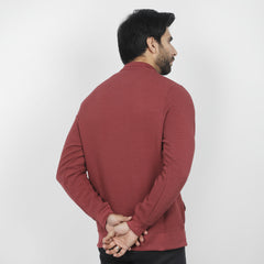 Eminent Men's Full Sleeves Jacket - Maroon