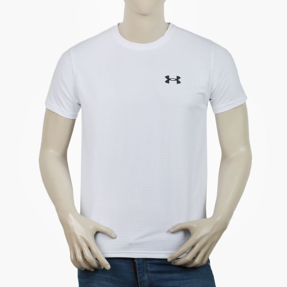Men's Half Sleeves T-Shirt - White, Men's T-Shirts & Polos, Chase Value, Chase Value