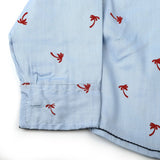 Newborn Boys Full Sleeves Shirt - Sky Blue, Newborn Boys Winterwear, Chase Value, Chase Value