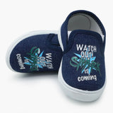 Boys Canvas Shoes - Dark Blue, Boys Casual Shoes & Sneakers, Chase Value, Chase Value