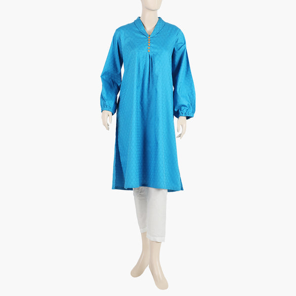 Eminent Women's Stitched Kurti - Ocean Blue