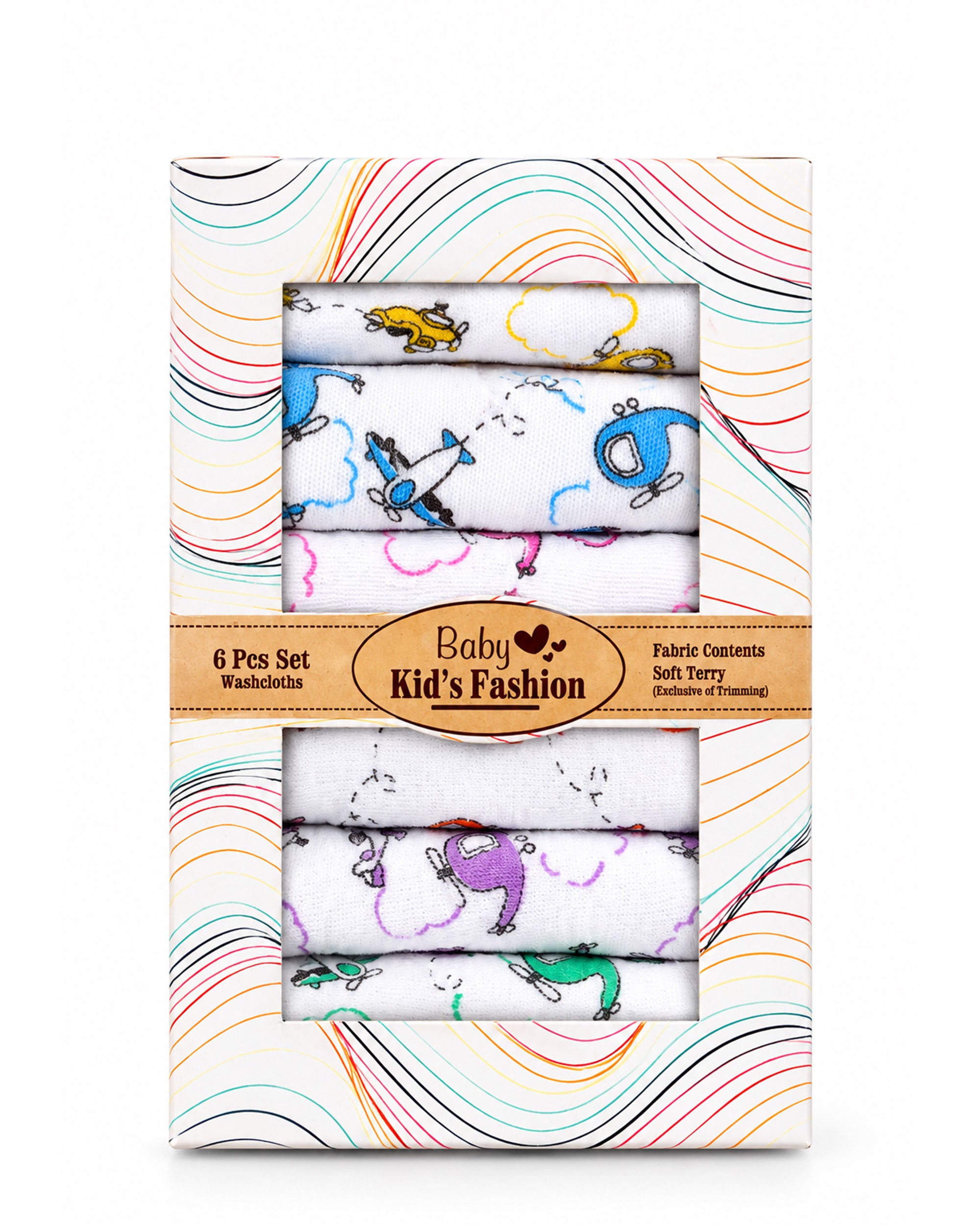 Newborn Face Towels - 6 Pcs