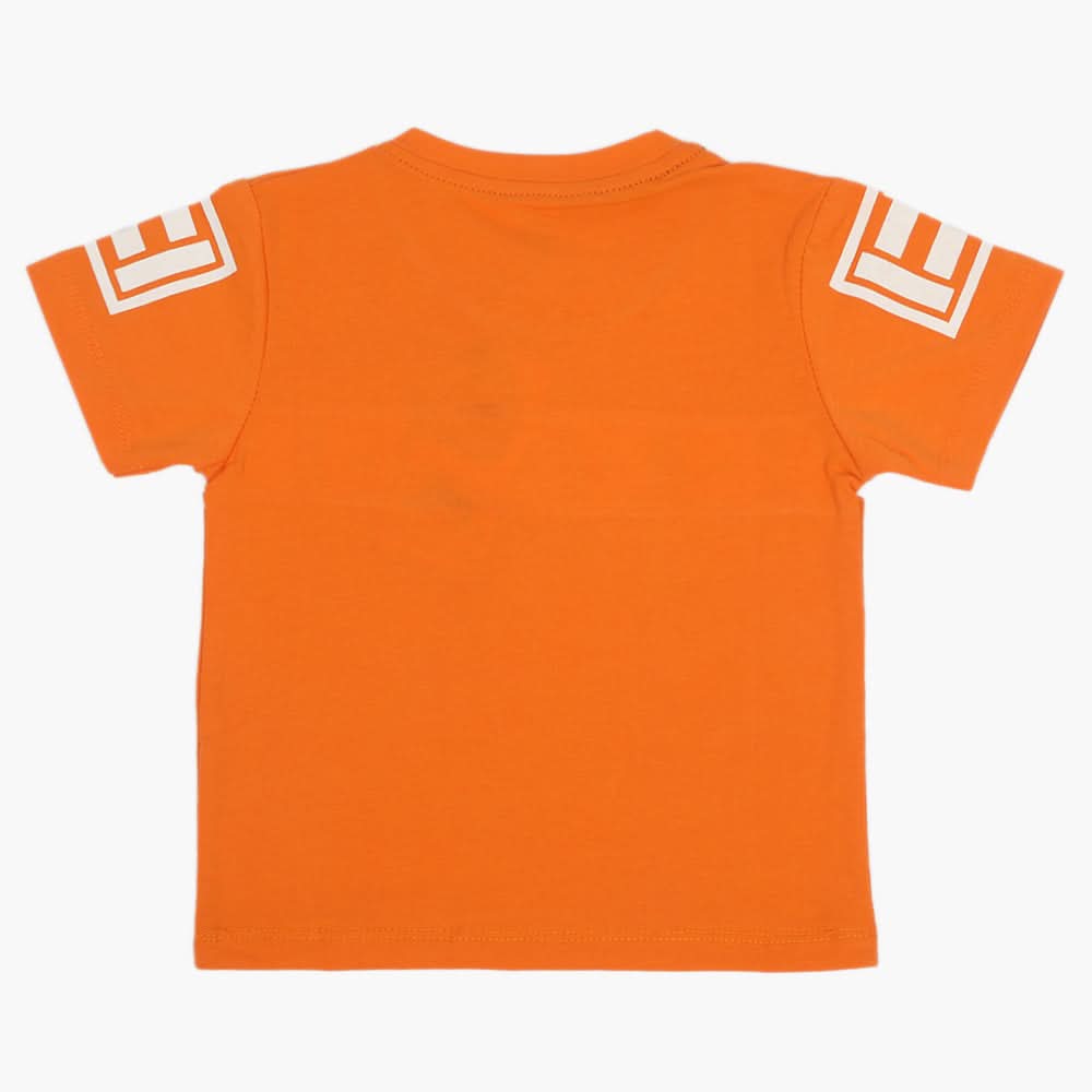 Boys Half Sleeves T-Shirt - Orange, Boys T-Shirts, Chase Value, Chase Value