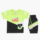 Boys Half Sleeves Suit - Green, Boys Sets & Suits, Chase Value, Chase Value