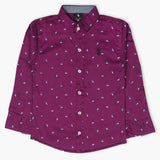 Boys Full Sleeves Shirt - Purple, Boys Shirts, Chase Value, Chase Value